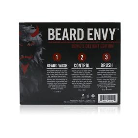 img 1 attached to 🧔 Billy Jealousy Devil's Delight: Ultimate Beard Care Kit + Brush for Men