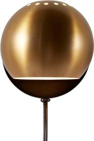 img 2 attached to 🔌 Rivet Gold Mid Century Modern Wall Mounted Plug-In Sconce, 7.25"H by Amazon Brand