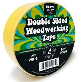 img 4 attached to Woodworking Double-Sided Tape - 2 inch Wide Adhesive Tape for Woodworkers - 90FT x 2 inches