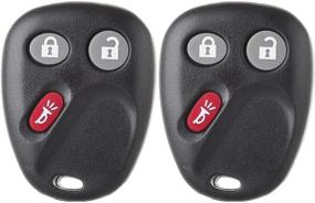 img 4 attached to 🔑 ECCPP Replacement Keyless Entry Remote Key Fob for Chevy Trailblazer/GMC Envoy/Buick Rainier/Isuzu Ascender MYT3X6898B (2X) - 315MHz