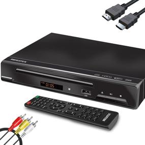 img 4 attached to 📀 Улучшенный регион-фри DVD-плеер Megatek: подключение HDMI, увеличение разрешения Full-HD, домашний CD и USB, AV/коаксиальные выходы, прочный металлический корпус.