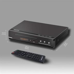img 2 attached to 📀 Enhanced Megatek Region-Free DVD Player: HDMI Connection, Full-HD Upscaling, Home CD & USB, AV/Coaxial Outputs, Solid Metal Case