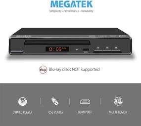 img 3 attached to 📀 Enhanced Megatek Region-Free DVD Player: HDMI Connection, Full-HD Upscaling, Home CD & USB, AV/Coaxial Outputs, Solid Metal Case