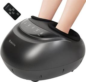 img 4 attached to 👣 Shiatsu Foot Massager Machine with Heat and Remote Control - Electric Feet Massage with Deep Kneading, Rolling, Air Compression for Home and Office - Boost Your Foot Massage Experience!