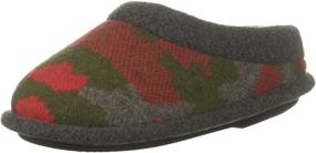 img 4 attached to 👞 Dearfoams Kids' Camo and Fleece Clog Slipper