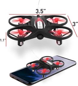 img 3 attached to Mini Drone for Beginners: AICase WiFi FPV RC Quadcopter with 720P HD Camera, Altitude Hold, Headless Mode, and 3D Flip - Perfect Kids Gift! (Includes 3 Batteries)