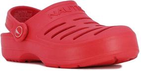 img 4 attached to 👟 Nautica Sandals Athletic Kid River Youth Red Boys' Shoes and Clogs & Mules: Stylish and Supportive Footwear for Boys