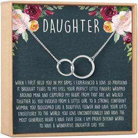 img 4 attached to Dear Ava Daughter Necklace: The Perfect Gift for Your Daughter's Special Occasions