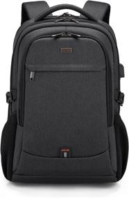 img 4 attached to 🎒 Durable Backpack Schoolbag with Convenient Charging Feature: Perfect for Business and Students!