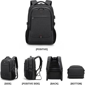 img 3 attached to 🎒 Durable Backpack Schoolbag with Convenient Charging Feature: Perfect for Business and Students!