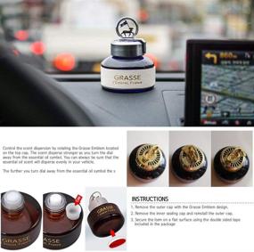 img 3 attached to 🌹 Bullsone Grasse L'esterel: Explore the Essence of Luxury Car Perfume with Natural Car Air Fresheners - Bulgarian Rose