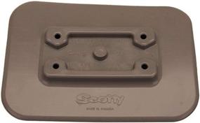 img 1 attached to 🚤 Scotty #341-BK Glue-On Pad: Grey Inflatable Boat Accessory for Reliable Attachment