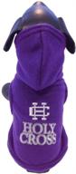 holy crusaders fleece hooded jacket logo