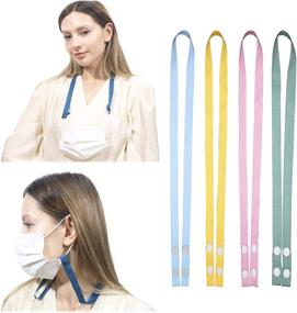 img 4 attached to Face Mask Lanyard Strap Anti Lost Men's Accessories and Sunglasses & Eyewear Accessories