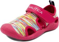 👟 nautica kids kettle gulf protective water shoe: closed-toe sport sandals for boys and girls - youth/big kid/little kid/toddler/infant logo