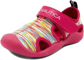 img 4 attached to 👟 Nautica Kids Kettle Gulf Protective Water Shoe: Closed-Toe Sport Sandals for Boys and Girls - Youth/Big Kid/Little Kid/Toddler/Infant