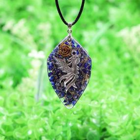 img 3 attached to 🐦 Lapis Lazuli Bird Necklace: Harness Chakra Energy with Healing Pendant, Spiritual, Gemstone, & Natural Crystal Necklace