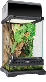 img 4 attached to Exo Terra Nano Tall Glass Natural Terrarium Kit for Reptiles and Amphibians - 8 x 8 x 12 inches (PT2601A1)