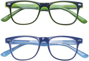 img 3 attached to 👓 Outray Kids Computer Blue Light Blocking Glasses: Combat Eye Strain for Boys and Girls, Ages 3-12