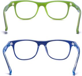img 1 attached to 👓 Outray Kids Computer Blue Light Blocking Glasses: Combat Eye Strain for Boys and Girls, Ages 3-12