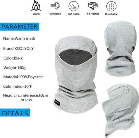 img 1 attached to ❄️ Warm and Windproof Balaclava Ski Mask | Best Winter Sports Cap for Men and Women