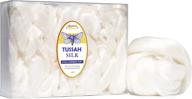 🧶 shepherd textiles tussah silk roving (2 oz.) - ideal for spinning, felting, and soap-making - dhg milled in italy - natural white shade logo