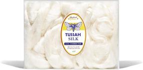 img 3 attached to 🧶 Shepherd Textiles Tussah Silk Roving (2 oz.) - Ideal for Spinning, Felting, and Soap-Making - DHG Milled in Italy - Natural White Shade