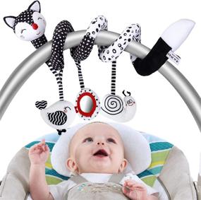 img 4 attached to Spiral Hanging Stroller Baby Toys