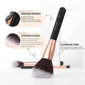 img 1 attached to Professional Makeup Brush Set 💄 - Docolor 28 Pieces of Makeup Brushes