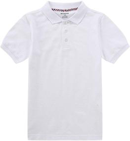 img 1 attached to 👕 Essential Bienzoe Boys' School Uniform 2pcs Pack: Breathable Short Sleeve Polo