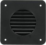 🔋 enhanced battery ventilation: valterra a10-3300bk battery box louver - black logo