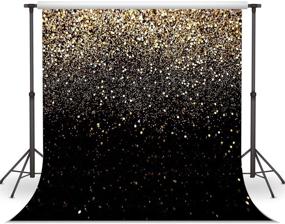 img 4 attached to 📸 WOLADA 10x10FT Gold Glitter Spots Bokeh Backdrop: Ideal for Weddings, Parties, and Photography Shoots