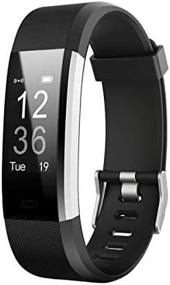 img 3 attached to Adult Digital Fitness Tracker - HR GPS Smart Watch for Android and iOS Phones with Bluetooth, Step Counter, Calorie Burn, Sleep Monitoring, Exercise Pedometer, and Alarm Clock