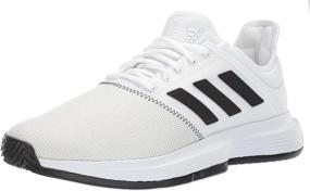 img 4 attached to 👟 Adidas Mens Gamecourt White Black: A Winning Combination of Style and Performance