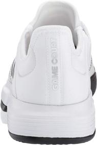 img 2 attached to 👟 Adidas Mens Gamecourt White Black: A Winning Combination of Style and Performance