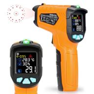 kasimir ad70 infrared thermometer: laser non contact temperature gun with color display for kitchen, bbq, automotive, and industrial -58°f to 1472°f logo