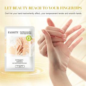 img 1 attached to 👐 Revitalizing Hand Care Kit for Dry and Cracked Skin - (5 Pack) FANSITY Hand Mask with Moisturizing Gloves for Nourishing and Repairing Damaged Hands - Ideal for Women and Men