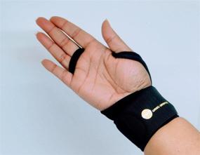 img 1 attached to 🖐️ Wrist Support Stabilizer with Pro Wrist Wrap