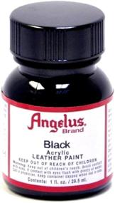 img 1 attached to 🎨 Top-quality 1oz Angelus Acrylic Paints [001 - 047] in Black: Perfect for All Your Artistic Projects