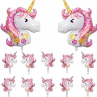 unicorn balloons balloon birthday decoration logo