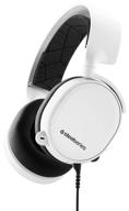 🎧 steelseries arctis 3 - multi-platform gaming headset - pc, ps4, xbox one, nintendo switch, vr, android, ios - white [2019 edition] логотип