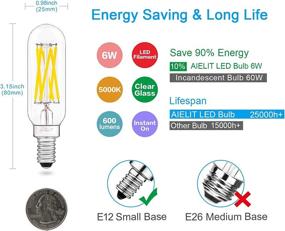 img 2 attached to AIELIT Dimmable LED Chandelier Candelabra - Equivalent to Traditional Lighting