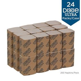 img 1 attached to Dixie Ultra Interfold 2-Ply Napkin Dispenser Refill (Previously EasyNap) by GP PRO: Brown, 32019, 250 Napkins/Pack, 24 Packs/Case