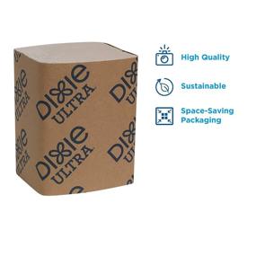 img 2 attached to Dixie Ultra Interfold 2-Ply Napkin Dispenser Refill (Previously EasyNap) by GP PRO: Brown, 32019, 250 Napkins/Pack, 24 Packs/Case