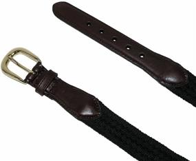 img 1 attached to 👔 Premium Rogers Whitley Mens Cotton Leather Braided Accessory: A Must-Have for Style-Conscious Men