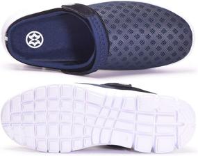 img 1 attached to Eagsouni Slippers Lightweight Sandals Outdoor Men's Shoes and Mules & Clogs