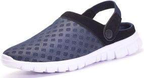 img 4 attached to Eagsouni Slippers Lightweight Sandals Outdoor Men's Shoes and Mules & Clogs