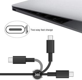 img 3 attached to 🔌 65W 45W USB-C AC Charger Compatible with Lenovo ThinkPad T480 T480s T580 T580s Chromebook 100e 300e C330 N23, Samsung Chromebook Plus Pro XE513C24 XE510C24 Plus V2 XE520QAB XE521QAB XE525QBB, W16-030N1