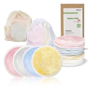 img 4 attached to 🌿 KCENTURY Reusable Makeup Remover Pads: Eco-friendly Solution for All Skin Types (16PCS)
