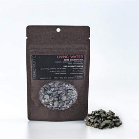 img 3 attached to 💧 Experience the Power of Modern ŌM Shungite Living Water Kit: Authentic Elite Shungite Detoxification Stone Gravel Pouch for Natural Water Purification, Neutralizing Bacteria & Boosting Antioxidants (50g)